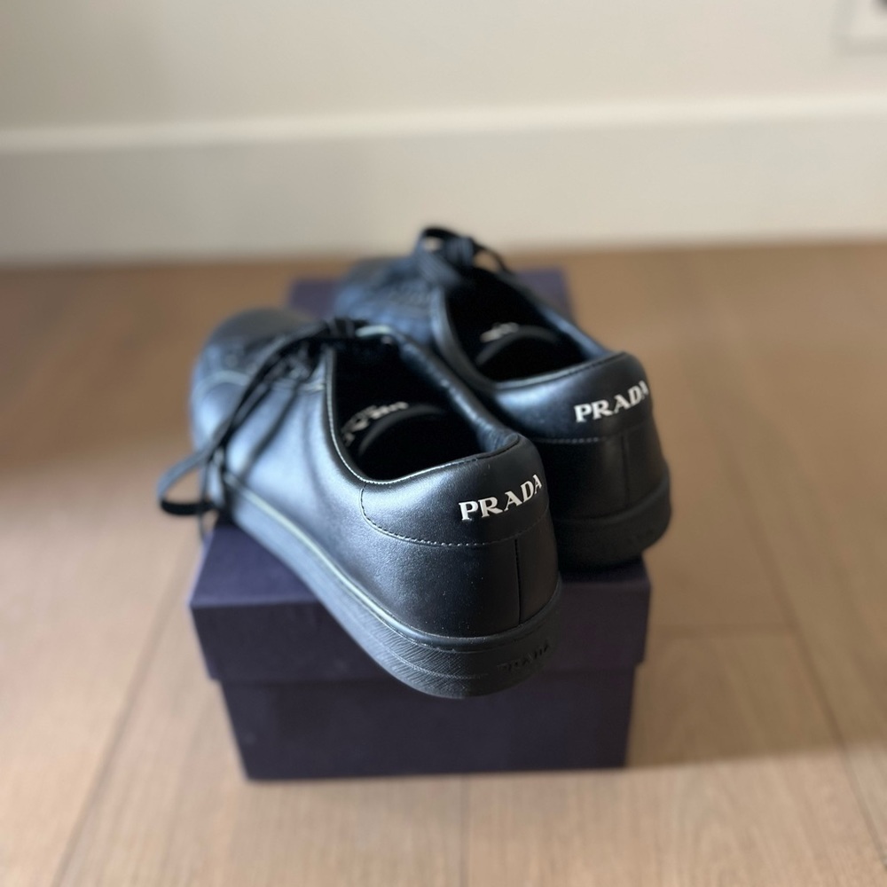 Prada Men’s Low Cut Sneakers Black